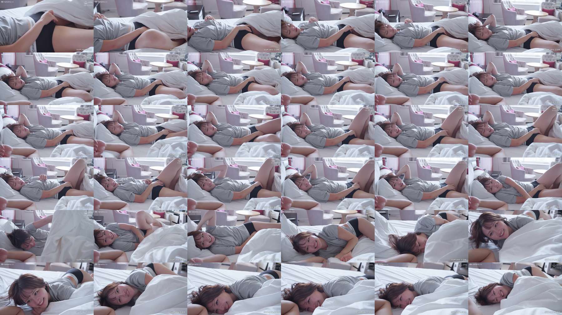 SQTE-655 여자친구와 휴가 가서: 사우나에서 땀 흘리며 미친 성욕의 여자친구와 질내사정 섹스